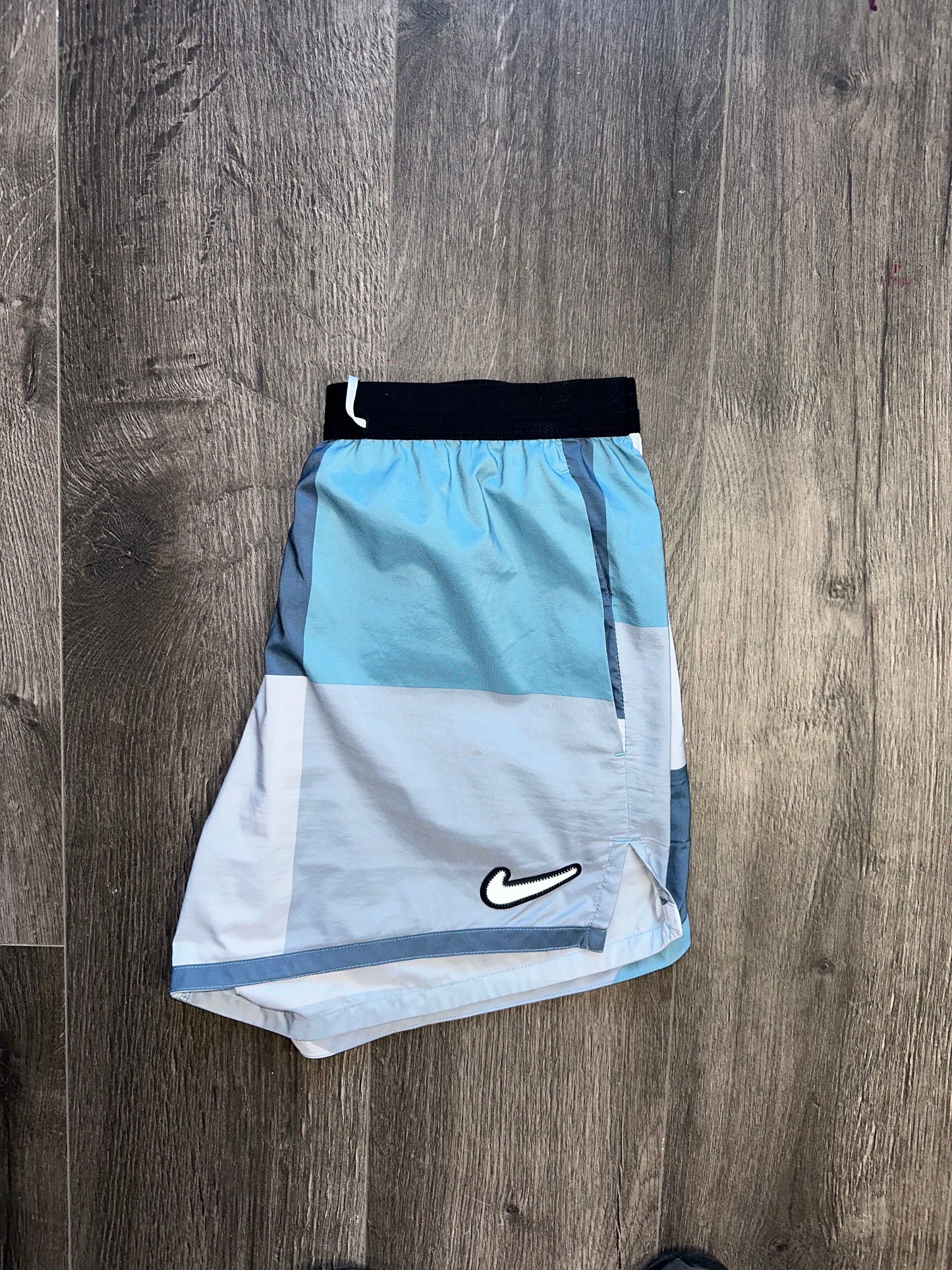 Nike Blue Patchwork Shorts