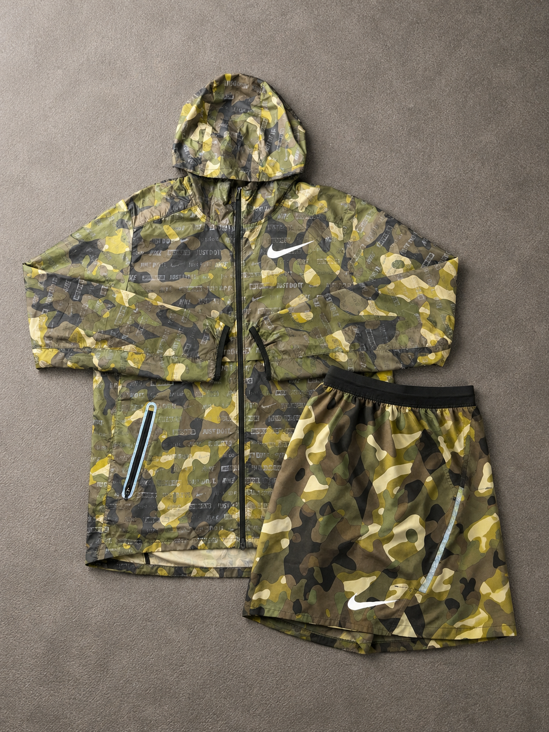 NIKE GREEN RUNNING FLASH SET