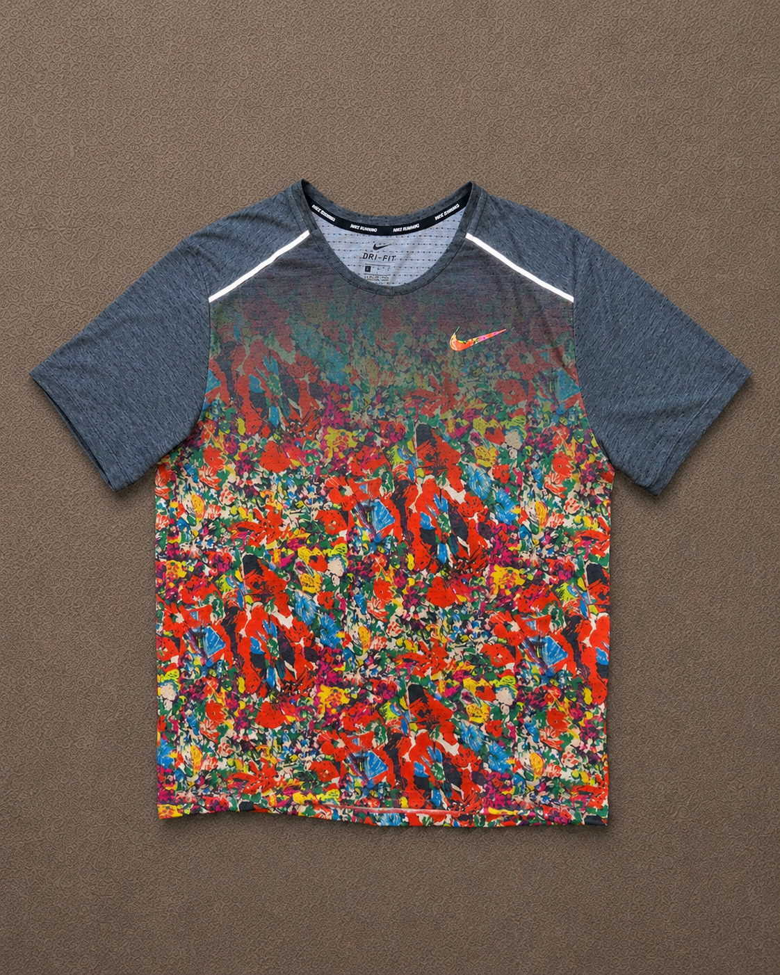 NIKE ORANGE FLORAL MILER