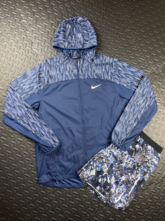 RARE NIKE FLASH WINDBREAKER & FLORAL SHORT SET