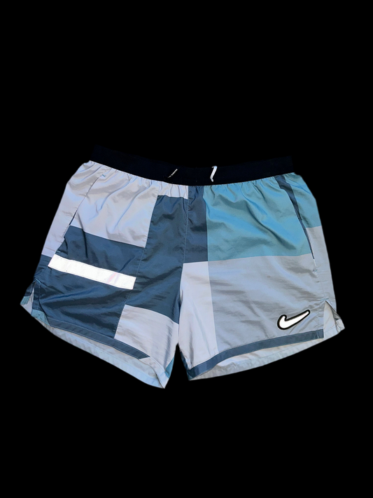 Nike Blue Patchwork Shorts