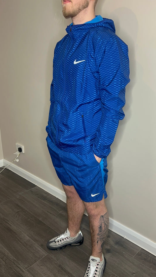 Digital Nike Windrunner & Short Set (Blue)