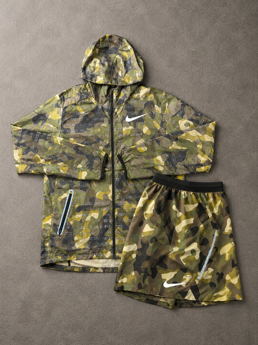 NIKE GREEN RUNNING FLASH SET